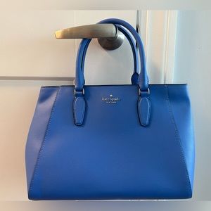 Blue Kate Spade top handle bag. New.